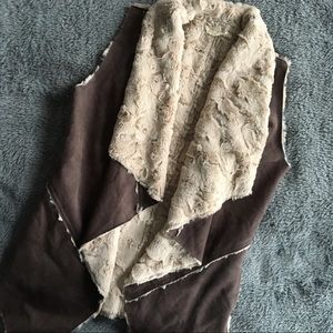 Altar’d State Suede And Fur Vest